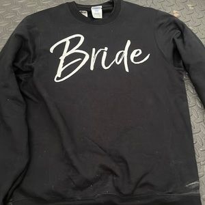 Black “Bride” Sweater